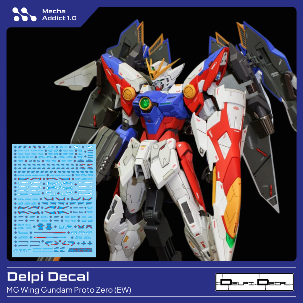 Water Slide Decal MG Wing Gundam Proto Zero (EW) by DELPI
