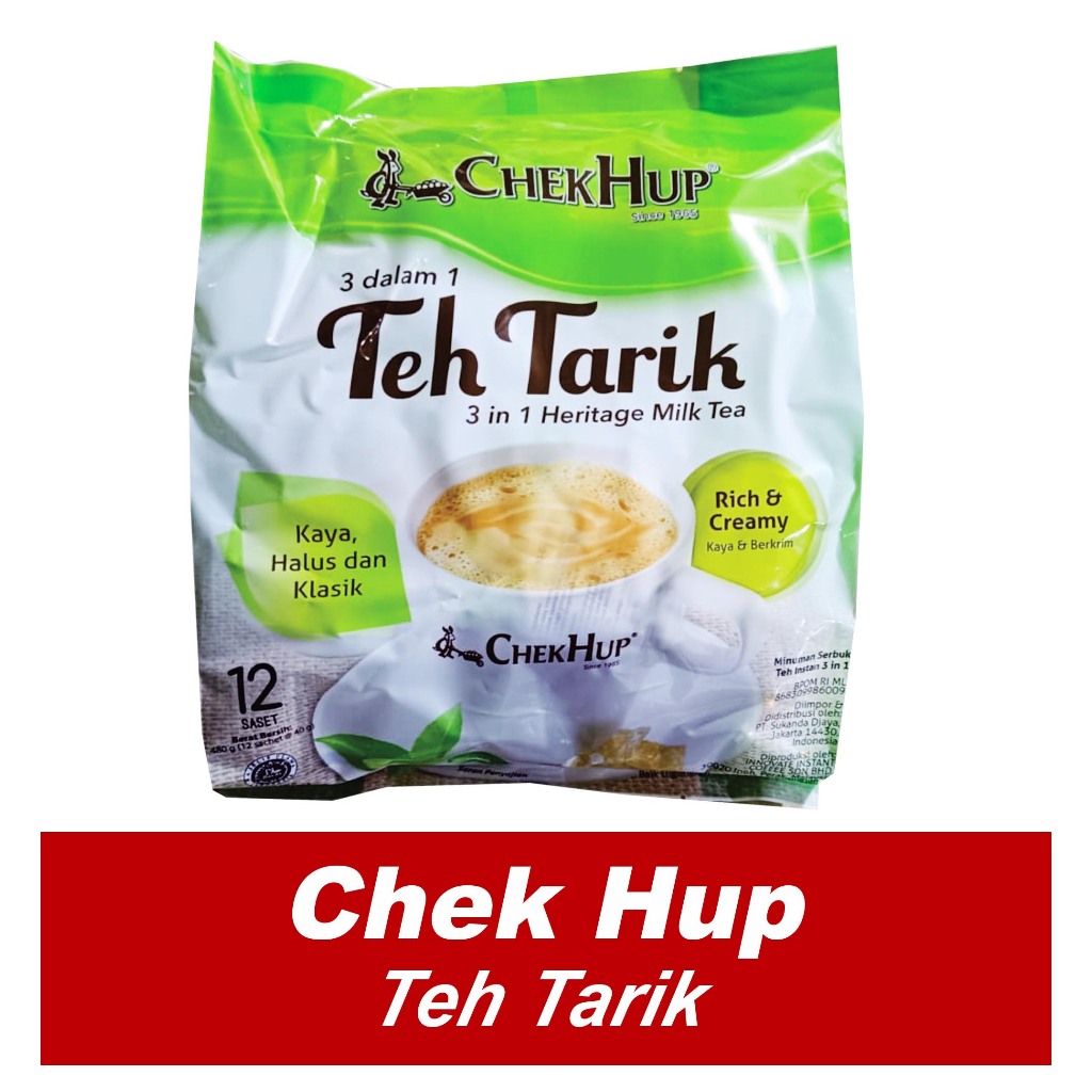 

ChekHup teh tarik ed Juli 2026 isi 12 Sachet PROMO HALAL