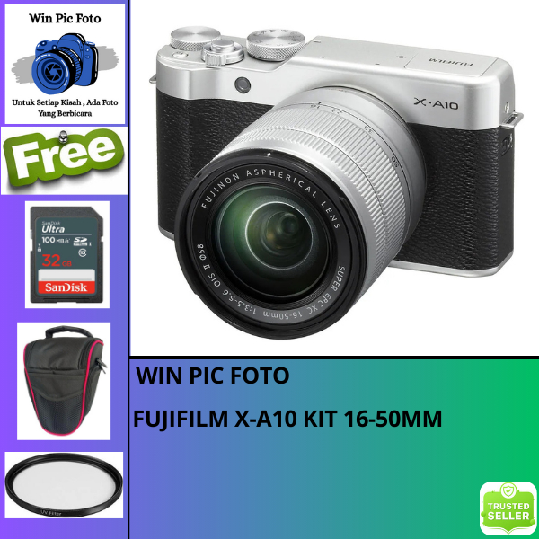 Kamera FujiFilm XA-10 Kit XC 16-50mm F3.5-5.6 OIZ / Camera Fujifilm / Kamera Mirrorless / Camera Mir