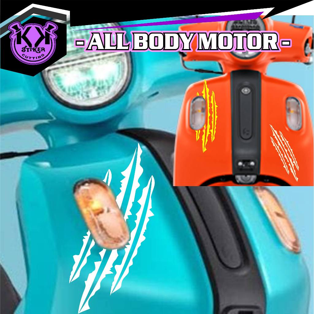 SC.351/STICKER CUTTING/STIKER CAKAR/STIKER 3D/STIKER 3D CAKAR/STIKER CAKAR KUKU/STIKER CAKAR HEWAN