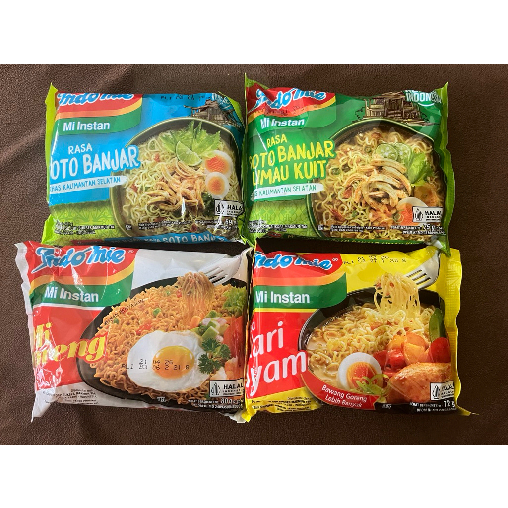 

Indomie Goreng dan Indomie Kuah khas Kalimantan