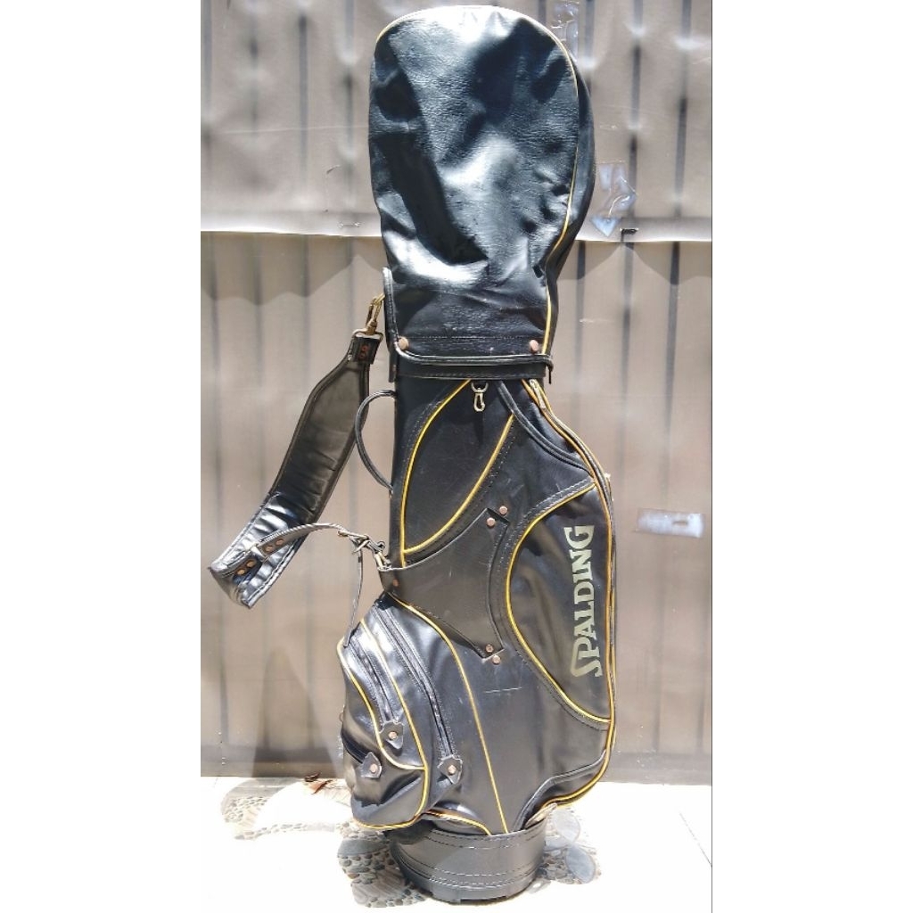 Tas Golf Merk Spalding Kulit Asli BEKAS