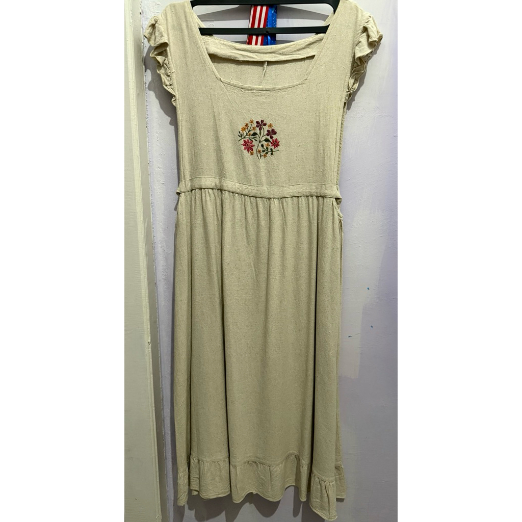 preloved midi outer linen bagus