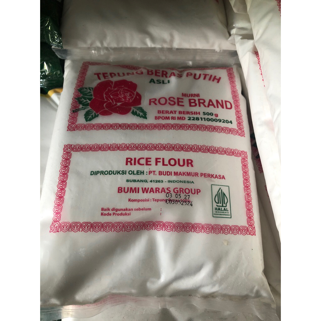 

tepung beras rose brand 500gr