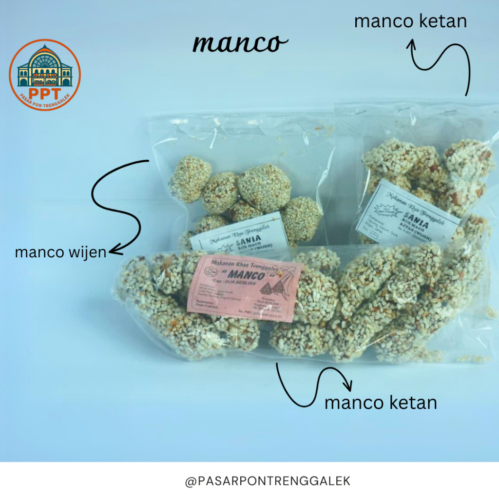

MANCO KHAS TRENGGALEK | MAKANAN RINGAN | RENYAH MANIS DAN LUMER