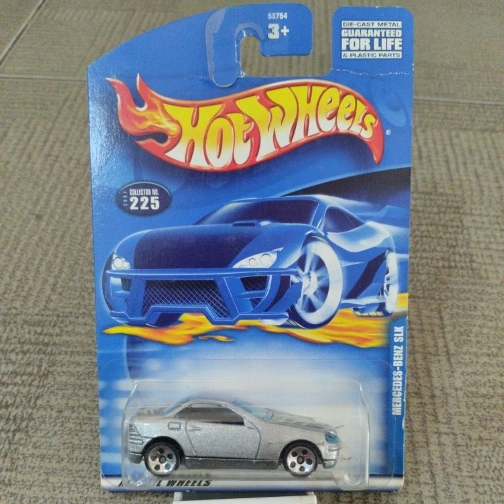 HOT WHEELS MERCEDES BENZ SLK BLUE CARD (166)