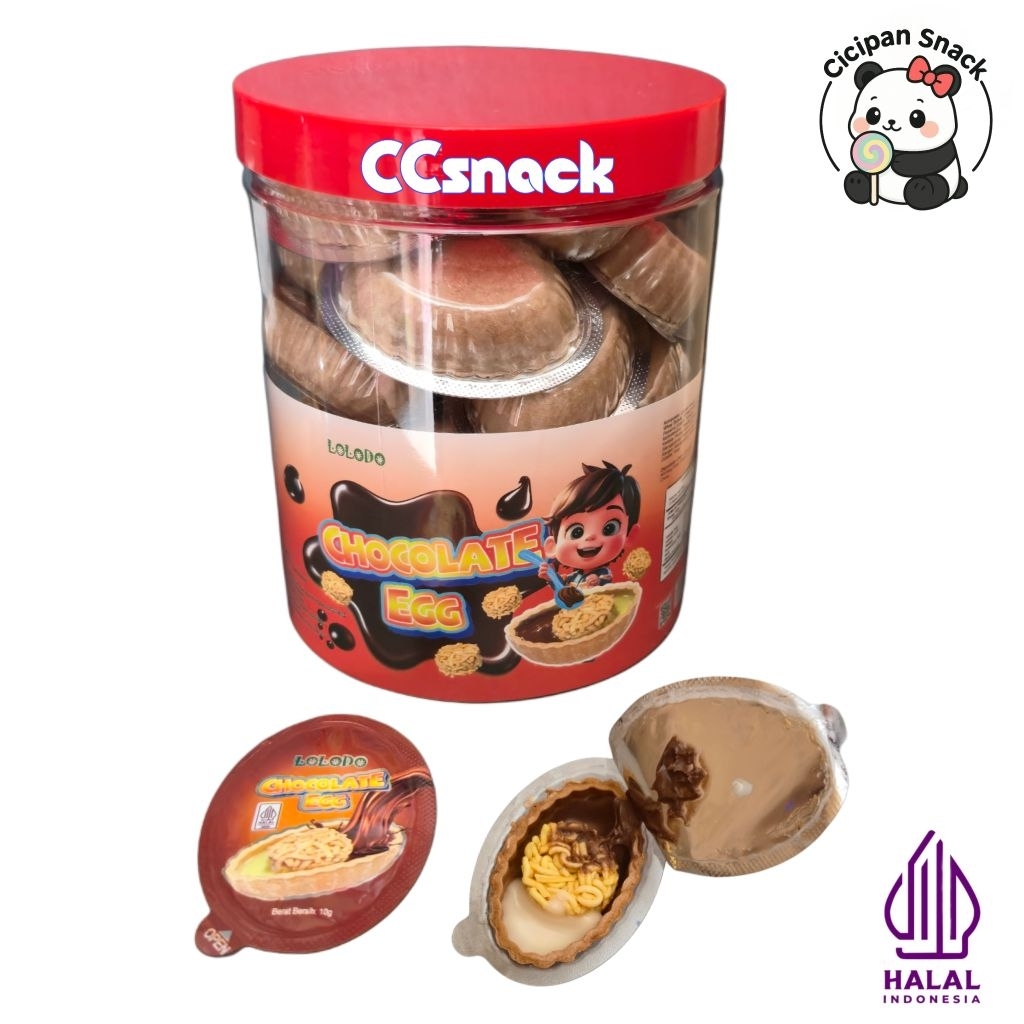 

LOLODO CHOCOLATE EGG TOPLES ISI 30