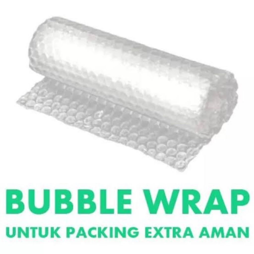 

bubble wrap extra packing biar packing lebih aman