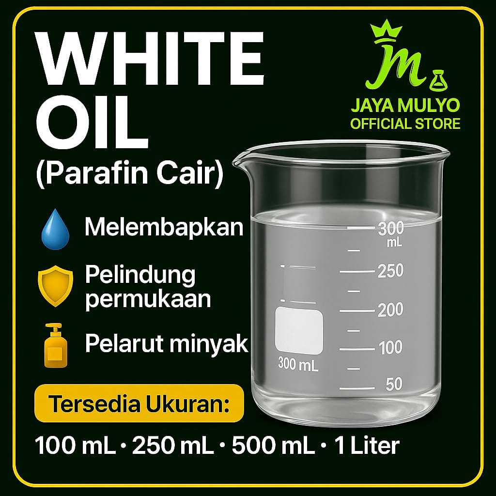 White Oil 1 liter / Mineral Oil / Parafin Cair