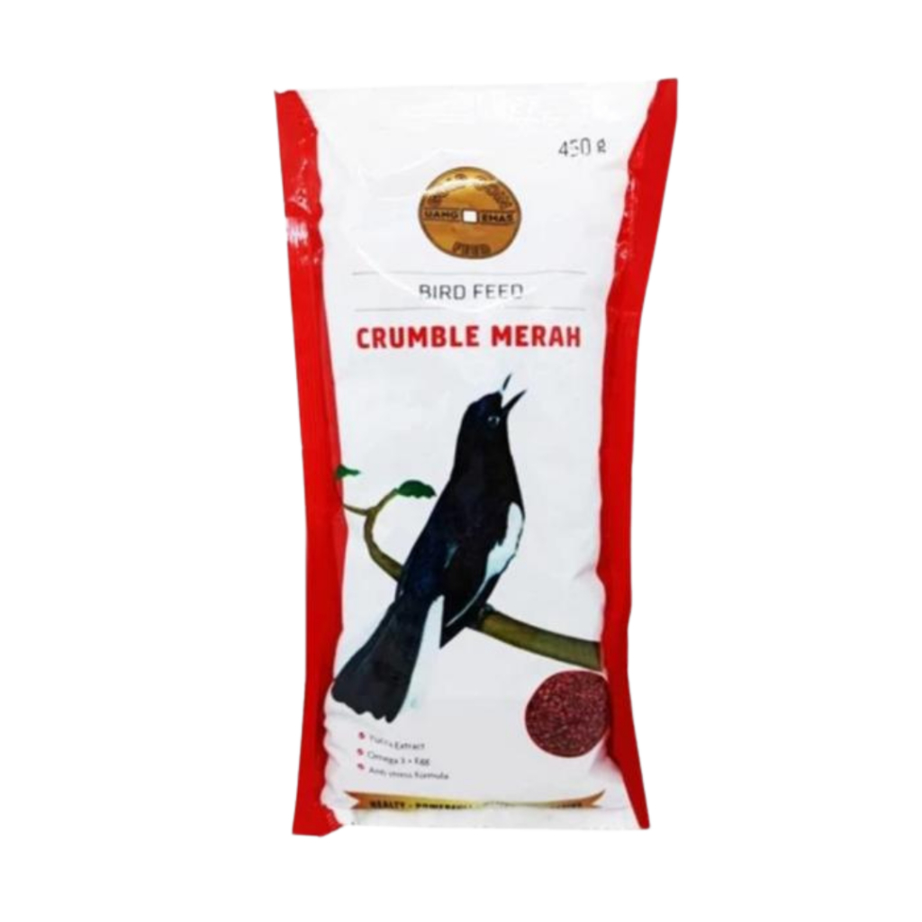 GOLD COIN CRUMBLE PAKAN BURUNG MURAI KACER JALAK