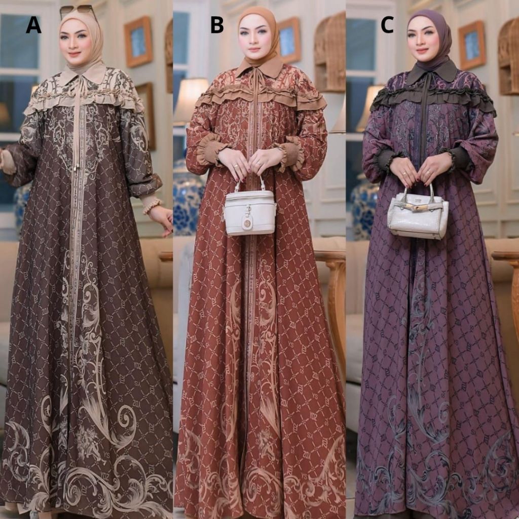 Jesica Series Gamis Syar'i Branded Original By Yodizein