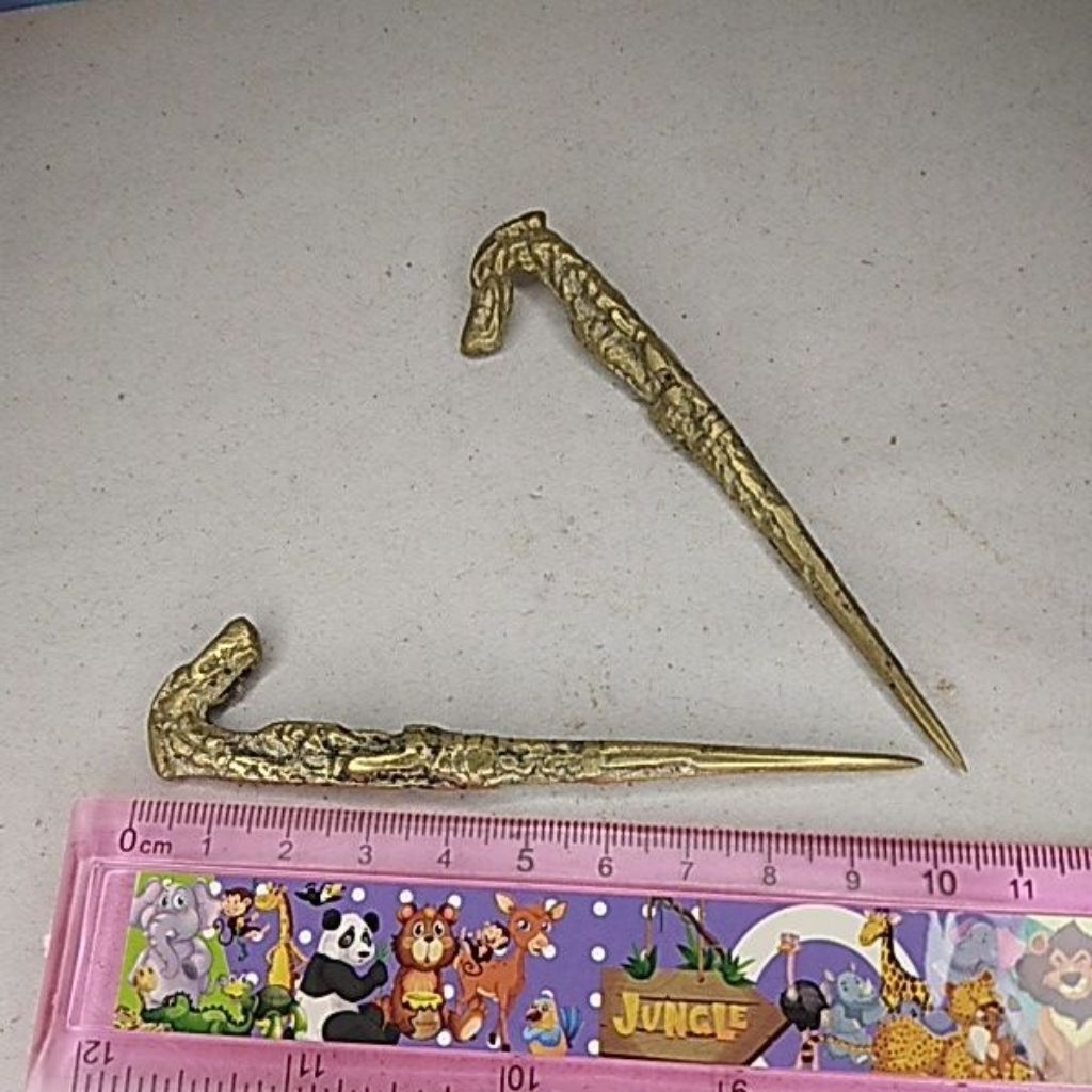 tongkat / tusuk konde naga kuningan