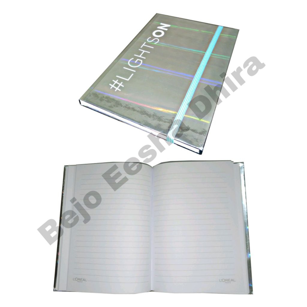 

Notebook Hardcover Buku Lights On 20.8 cm X 14.8 cm Size A5