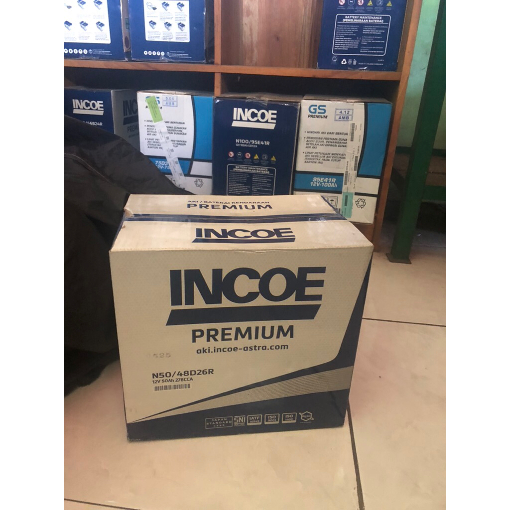 aki mobil Incoe premium&gold N50/N50Z
