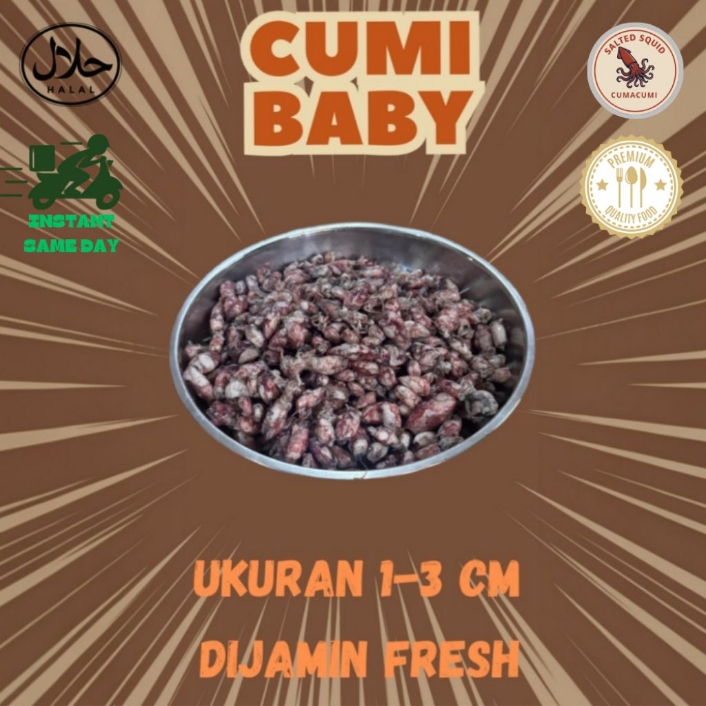

Cumi Asin Baby Segar Premium