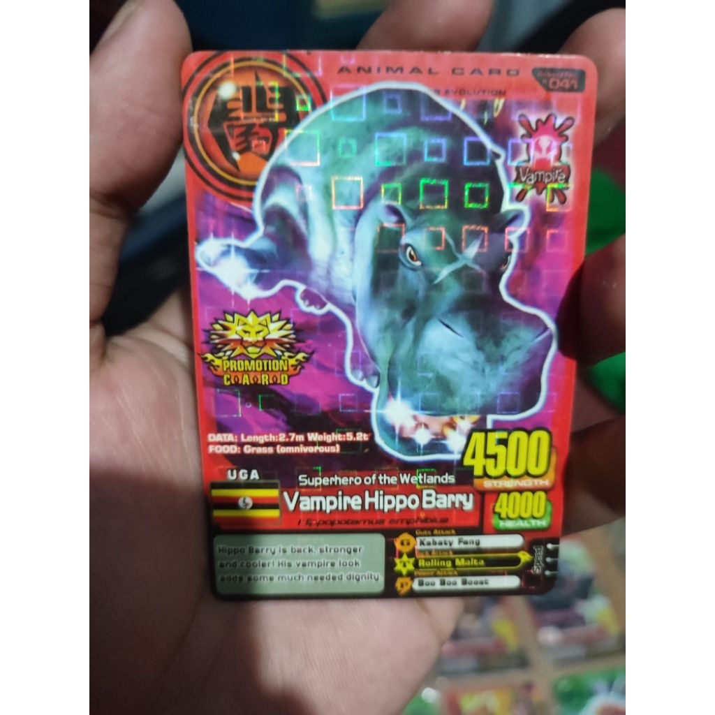 animal kaiser promotion card hippo berry