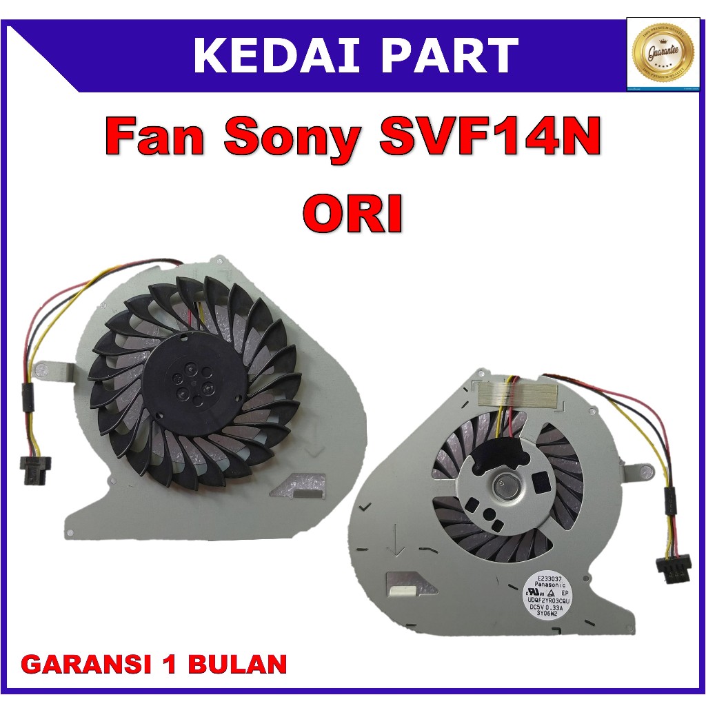 Fan Sony Vaio SVF14N SVF14 SVF14N23 SVF14N25CXB SVF14N2AP Fit 15N SVF15N SVF15N SVF15N100C SVF15N14C