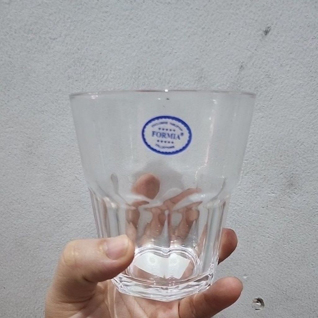 Gelas tumbler Gelas kaca 350ml formia matcha cup coffee cup per 6pc