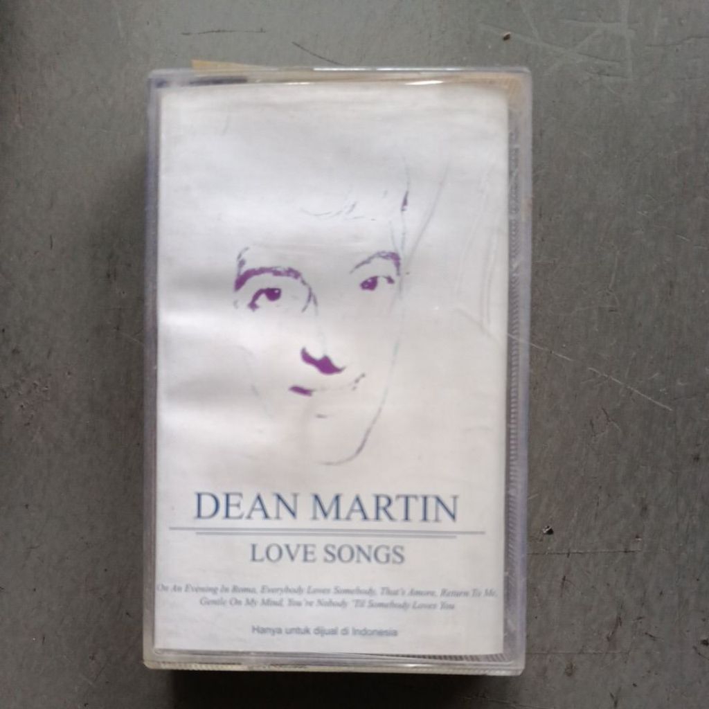 kaset lagu Dean Martin Love Songs