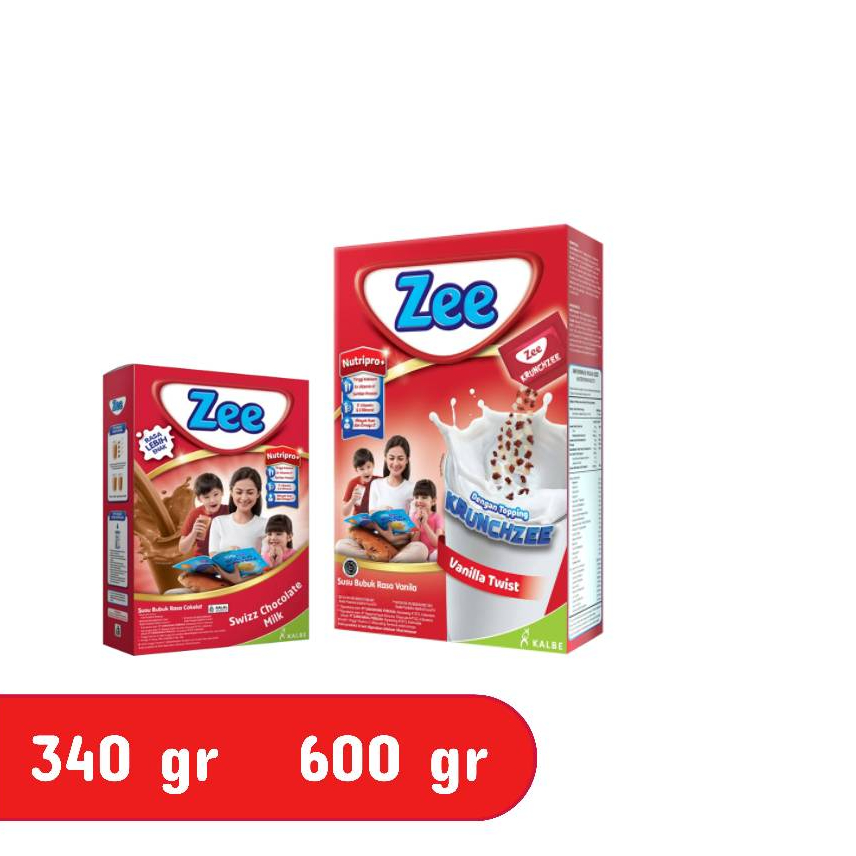 Zee  Nutripro Complex Susu Bubuk Pertumbuhan Anak 3-12 Tahun 340 gr/600 gr