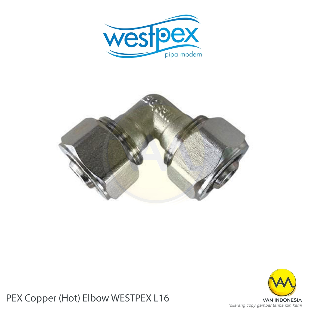 PEX Copper (Hot) Elbow WESTPEX L16 / L20 / L25