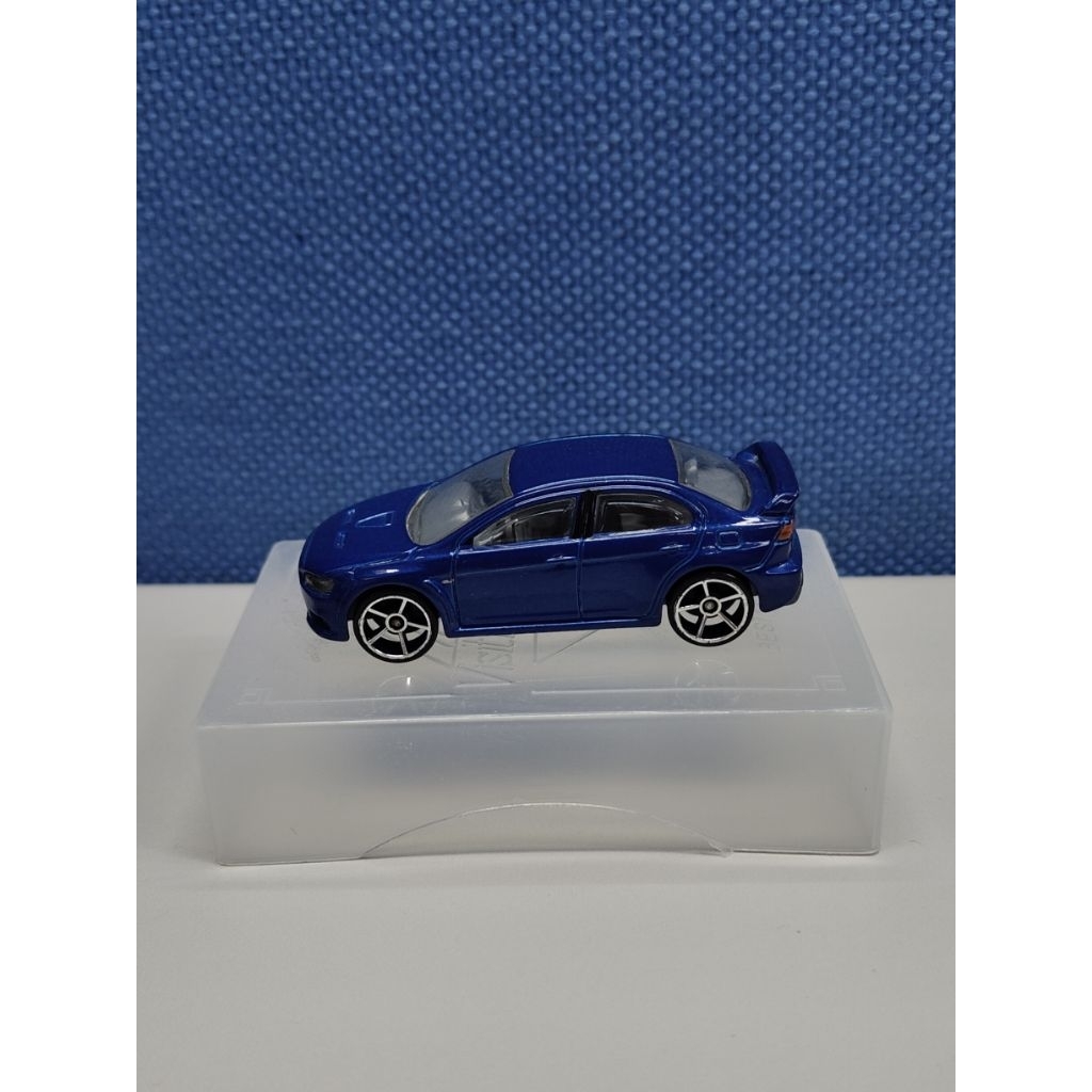 Hot Wheels 2008 Mitsubishi Lancer Evolution Blue Loose