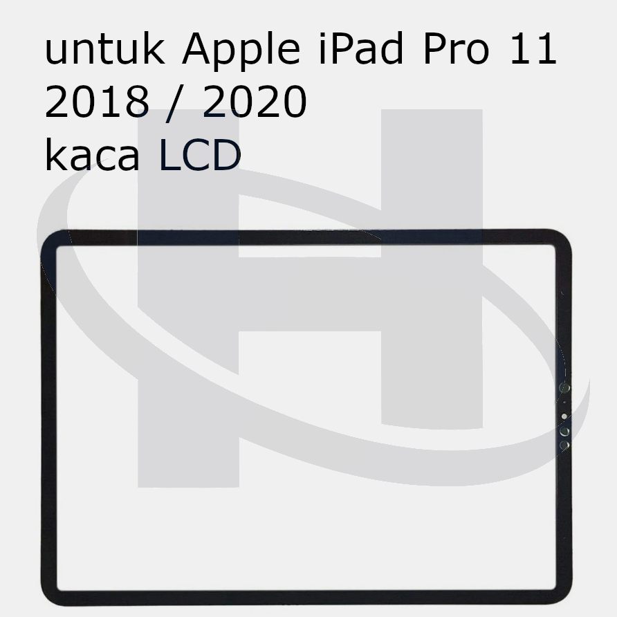 Kaca LCD Kaca Depan untuk Apple iPad Pro 11 2018 / 2020 part pengganti Outer LCD