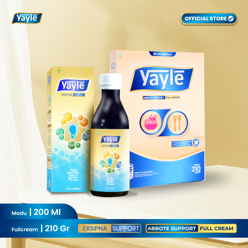 

Yayle Susu Full Cream 210 Gram & Yayle Exsipna 120ml II