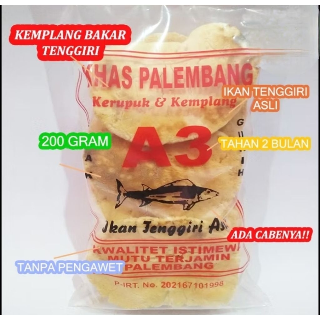 

Kemplang Bakar Ikan Tenggiri