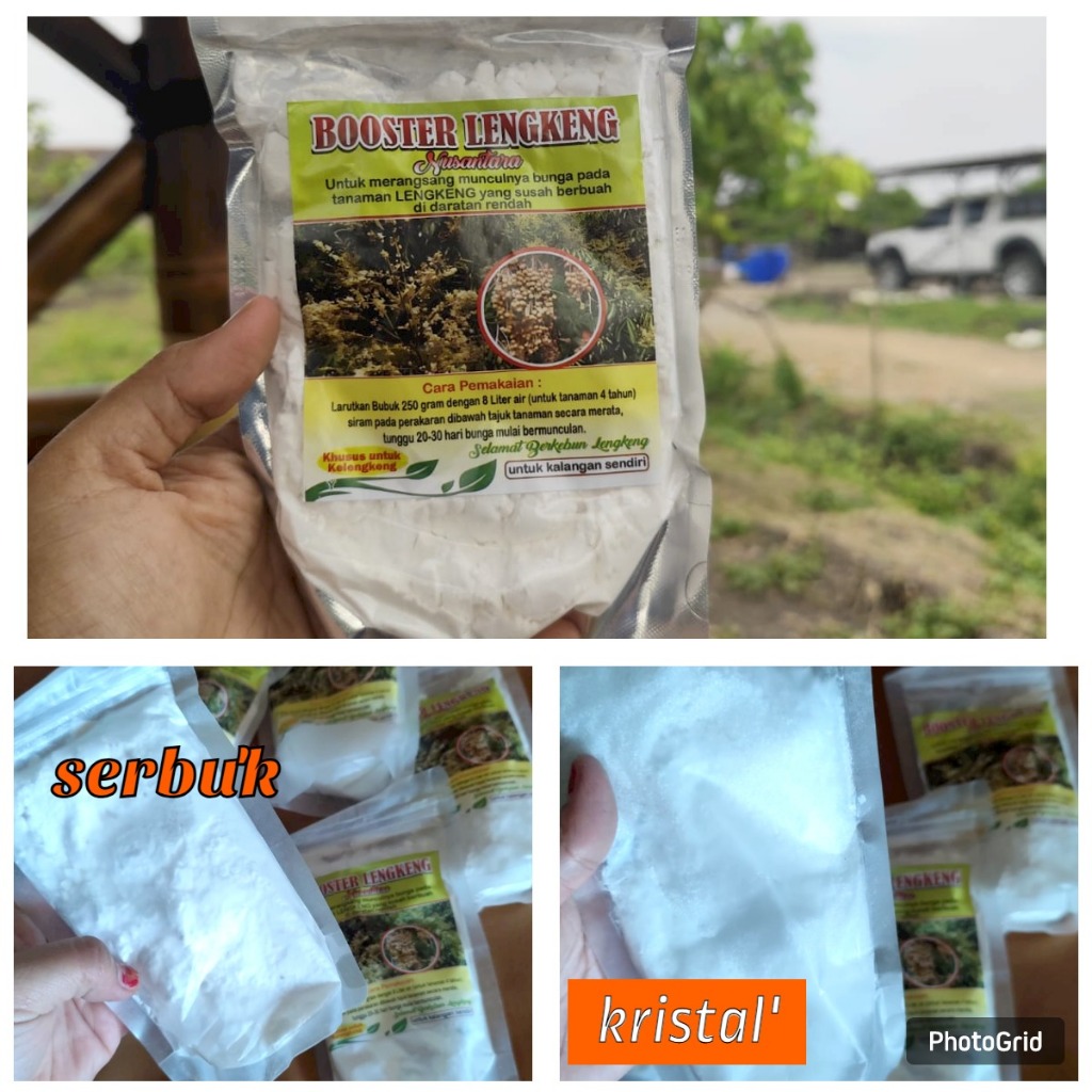 OBHET - 100 PERSSEN Murni Dijamin Asli - 1 ZAK BOSTER KELENGKENG ( 25kg ) Serbuk Murni / Booster Kel