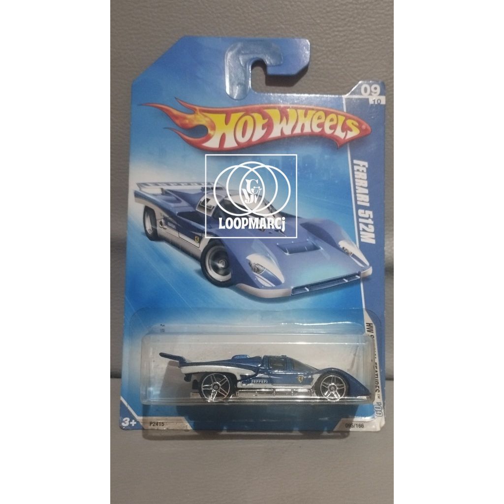 Hotwheels Ferrari 512M Biru RARE