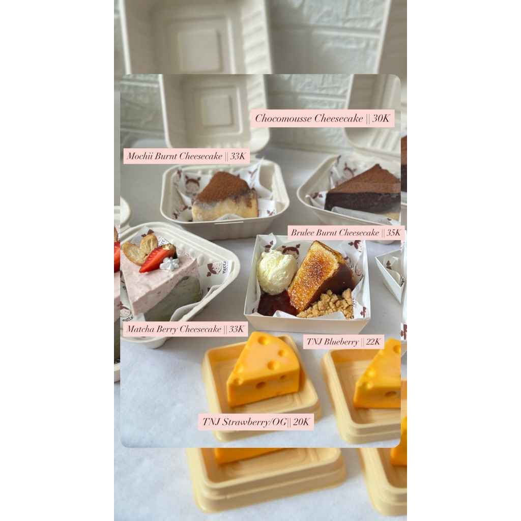 

[ SLICED CAKE ] CHEESECAKE SLICE BY MECCAKE