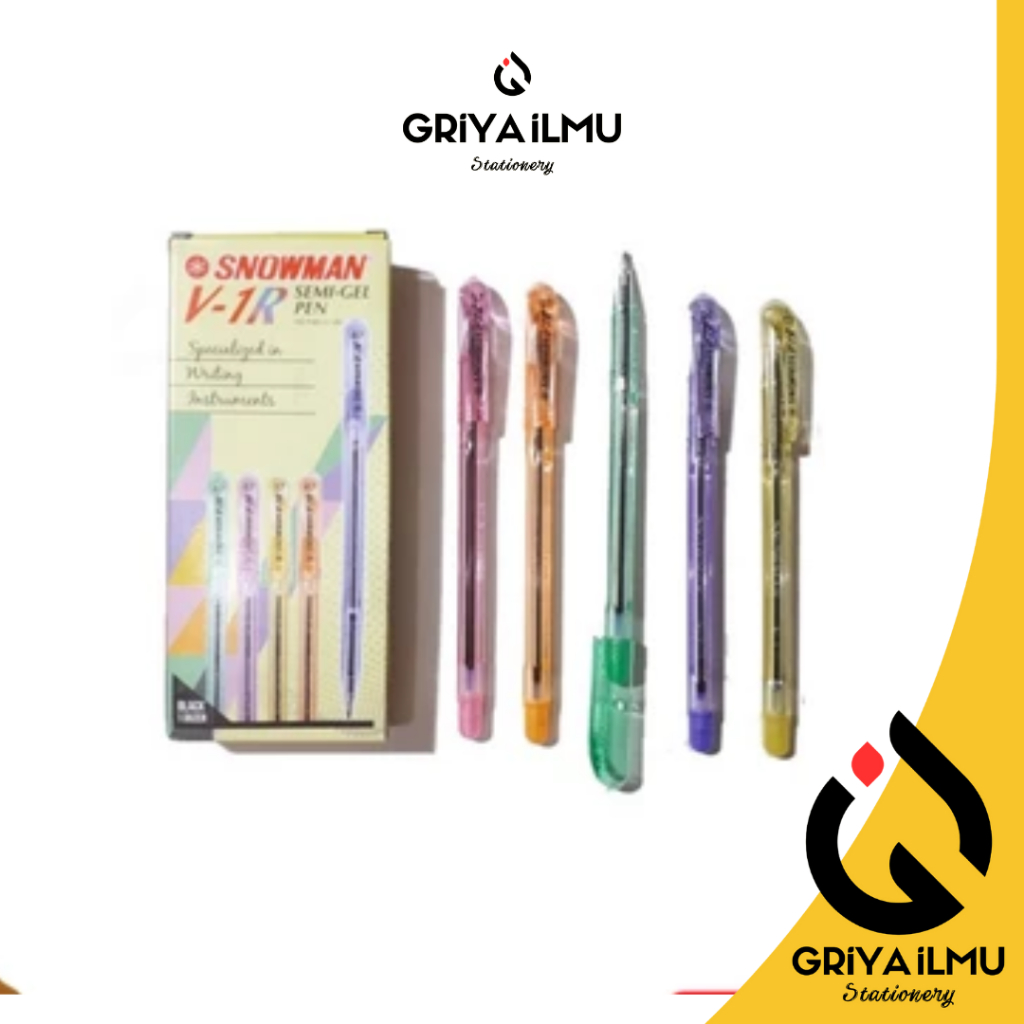 

1 PACK |Bolpoin Snowman V-1R Rainbow (0241466)