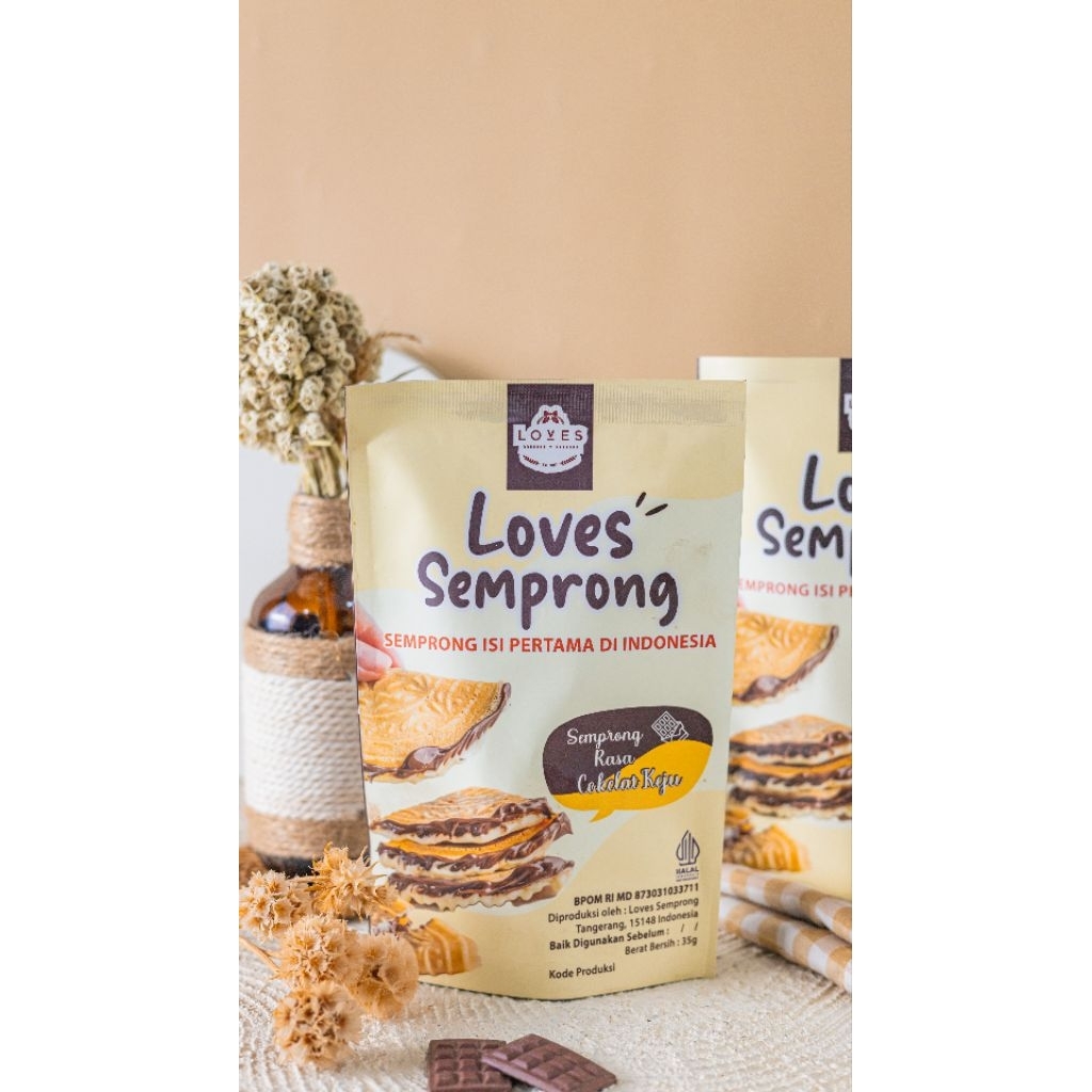 

Semprong Pouch Coklat Keju