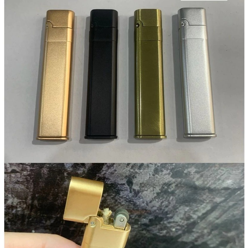 Korek Api Batu Sumbu Minyak Mancis Slim Isi Ulang Minyak Classic Retro Unik YB 1#