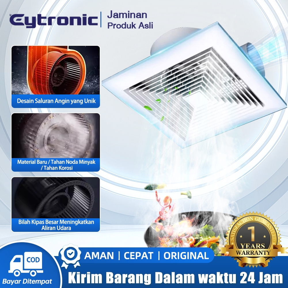 Eytronic hexos kamar mandi/exsos penyedot udara dapur/exhaust fan dinding/heksos penyedot asap dapur