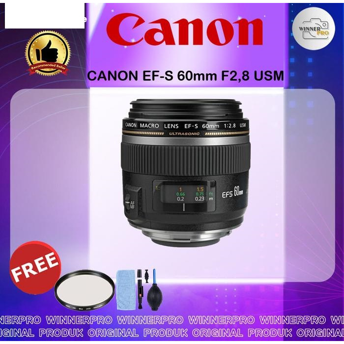 lensa canon ef-s 60mm f2.8 macro usm