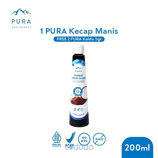

Pura Kecap Manis Murni Kelapa 200ml