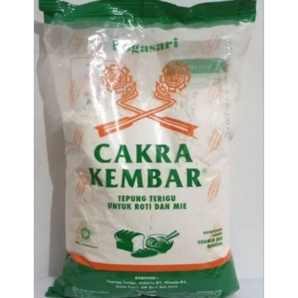 

Tepung Terigu Cakra Kembar 1Kg