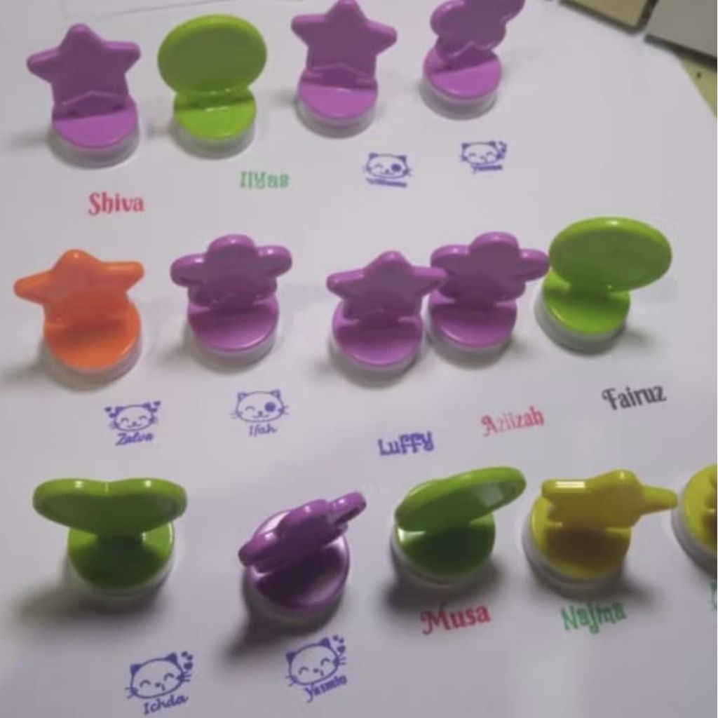 

Stempel Flash Mini reward/nama custome otomatis