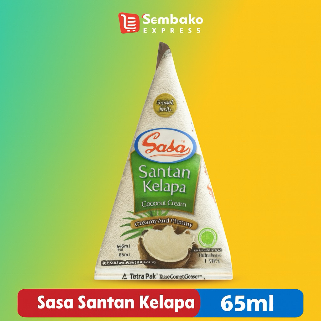 

Sasa Santan Kelapa 65ml – Santan Kental Siap Pakai