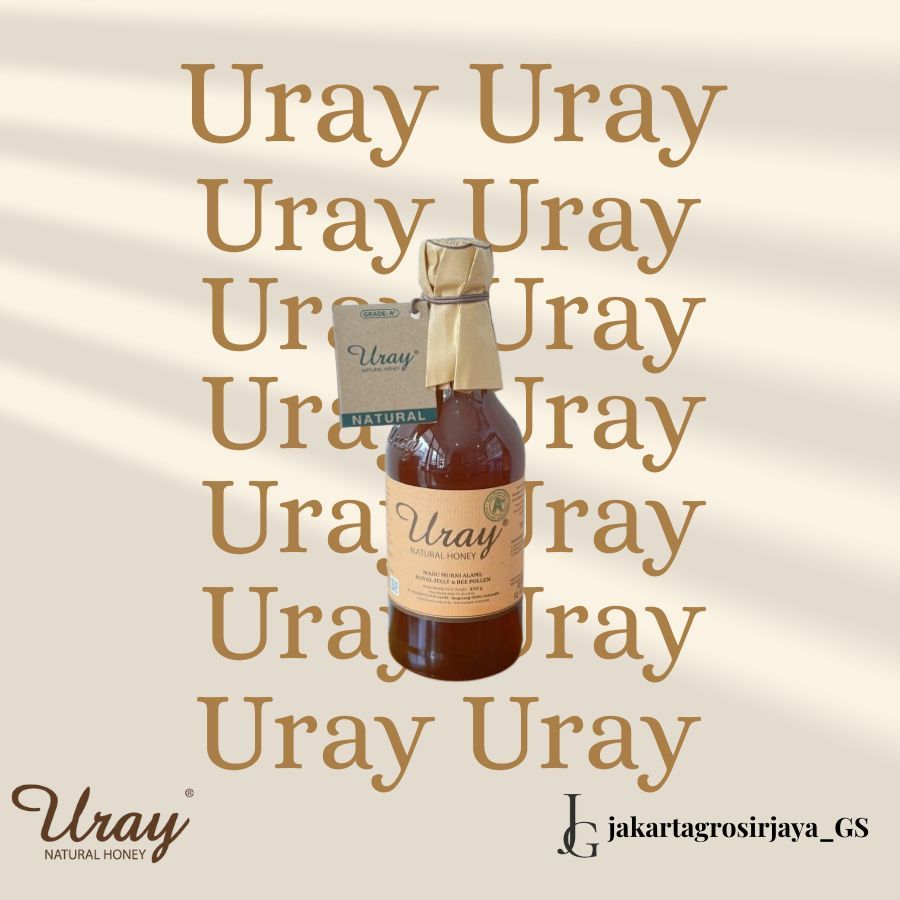 

Madu Uray Natural Honey 450gr Grade A+ with Royal Jelly & Bee Pollen
