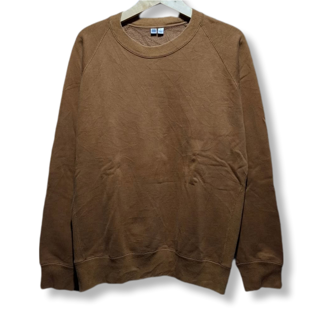 UNIQLO U BROWN CREWNECK | SWEATER | GS
