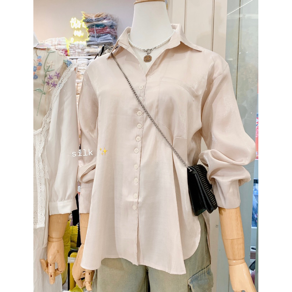 Kemeja Oversize bangkok (Cannot, pirom, papa bear) by momzninoenshop