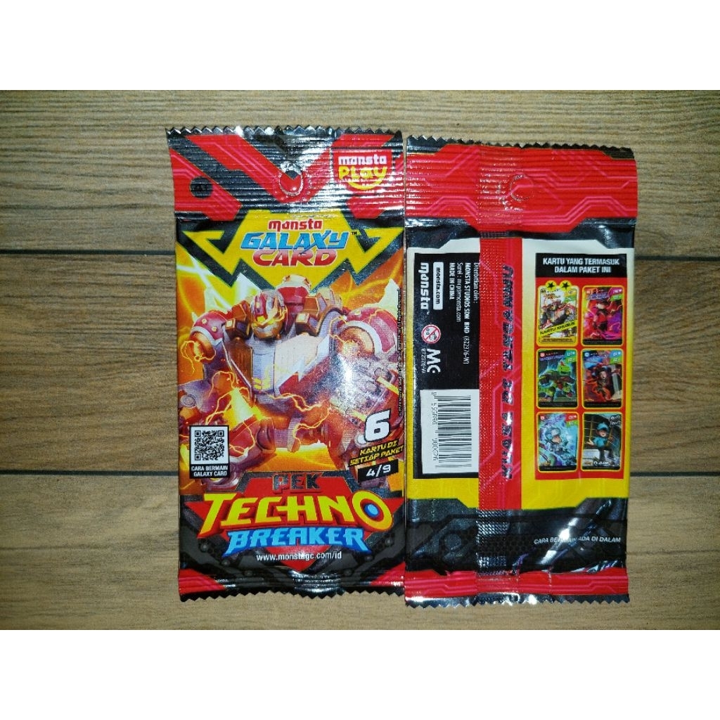 Kartu Boboiboy - Pek Techno Breaker SR Card MECHA GENTAR