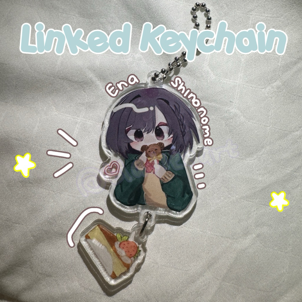 Ena Shinonome Linked Keychain||Fanmerch :D