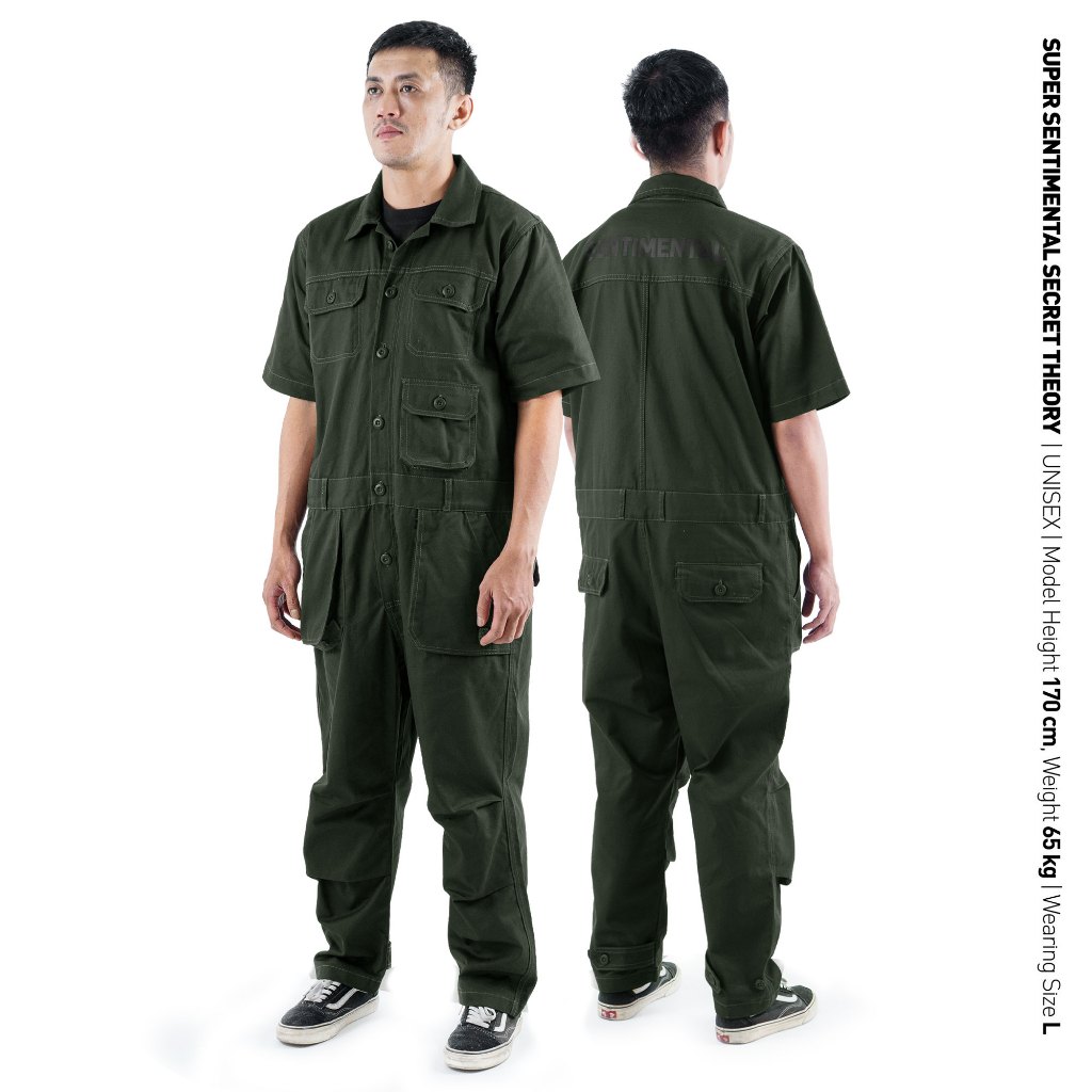 SSST Coverall  2.0 Shortsleeve Jumpsuit Olive