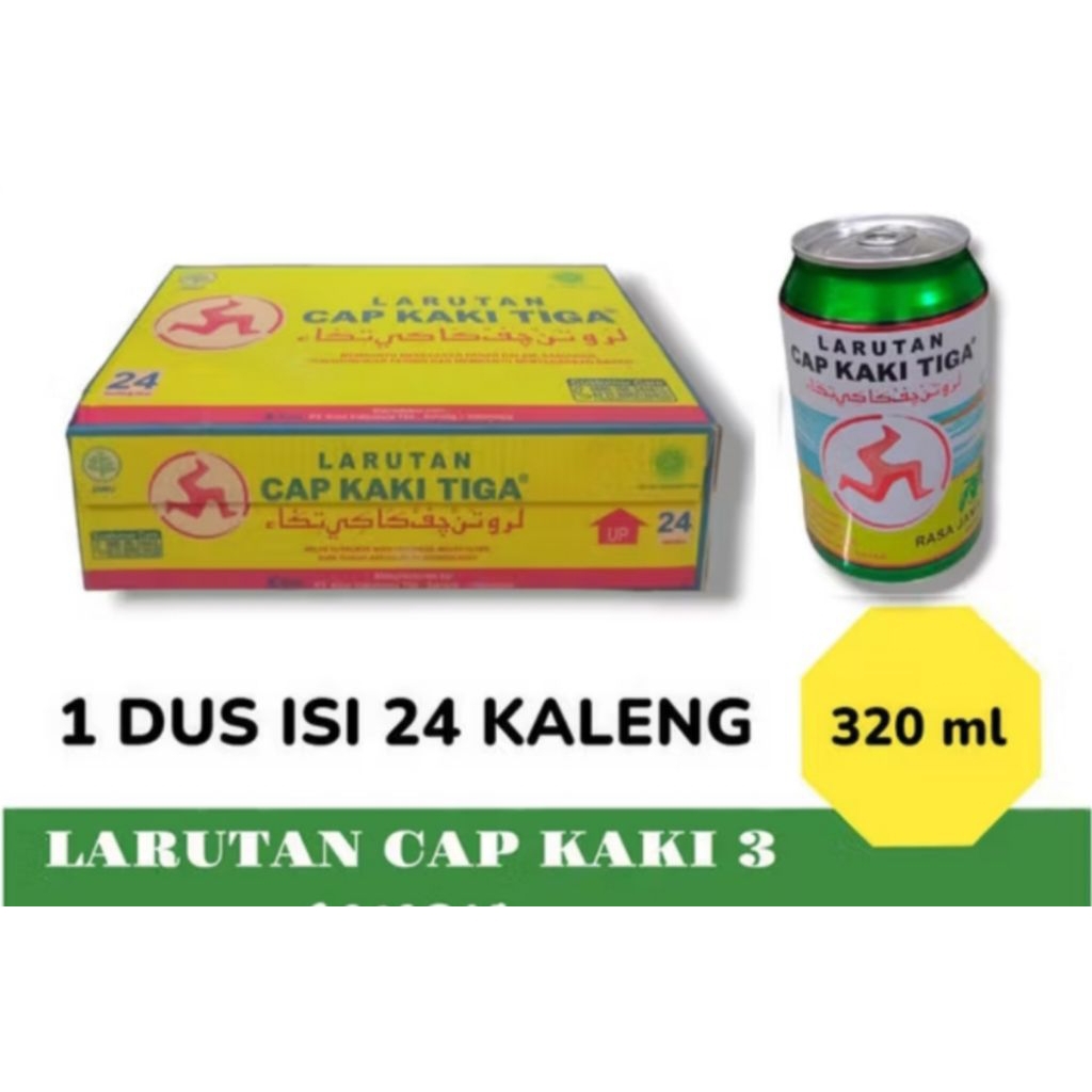

larutan cap kaki 3 1 dus isi 24 kaleng