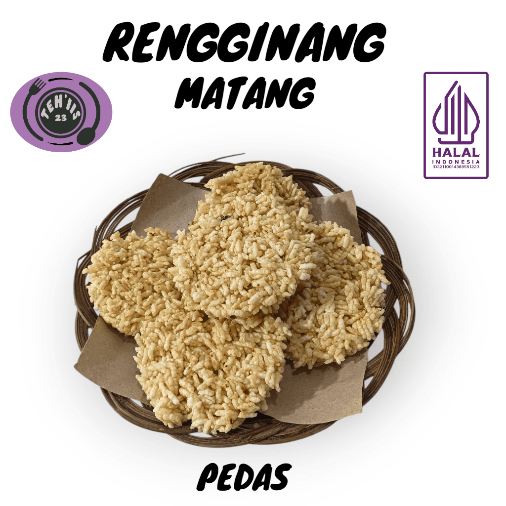 

Rengginang Matang Kerupuk Rengginang Ketan asli Gurih Enak Murah PEDAS