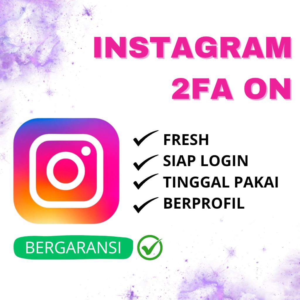 AKUN IG READY LOGIN 2FA AKTIF | 300-1000 FOLLOWERS